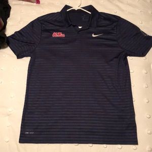 Ole Miss Nike Golf Polo Dark Blue